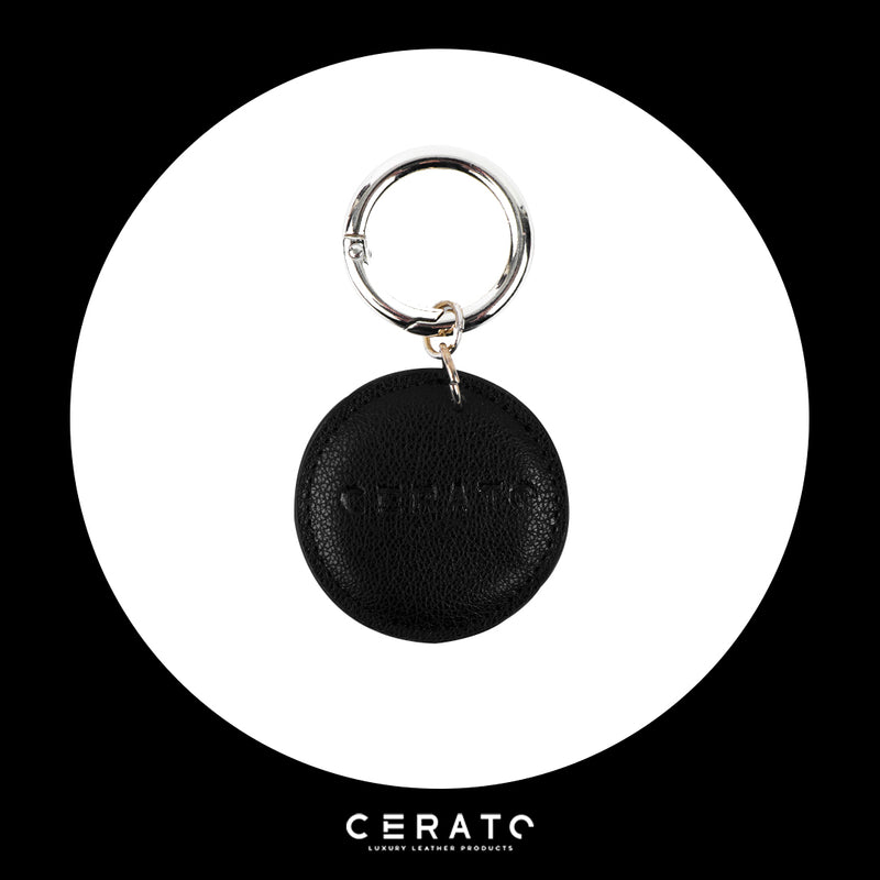 Leather Key Chain in ROSA