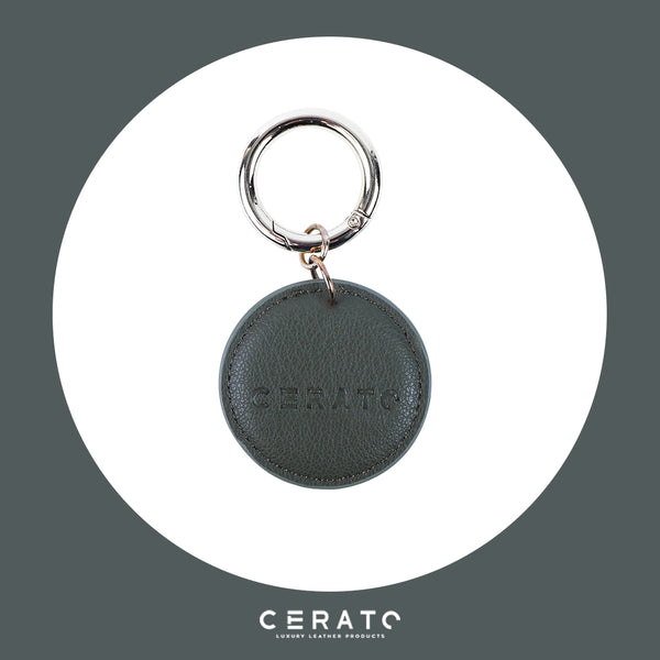 Leather Key Chain in ROSA