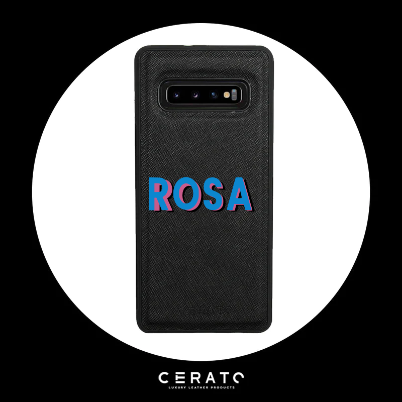 Samsung S10 Plus Custom Case in ROSA
